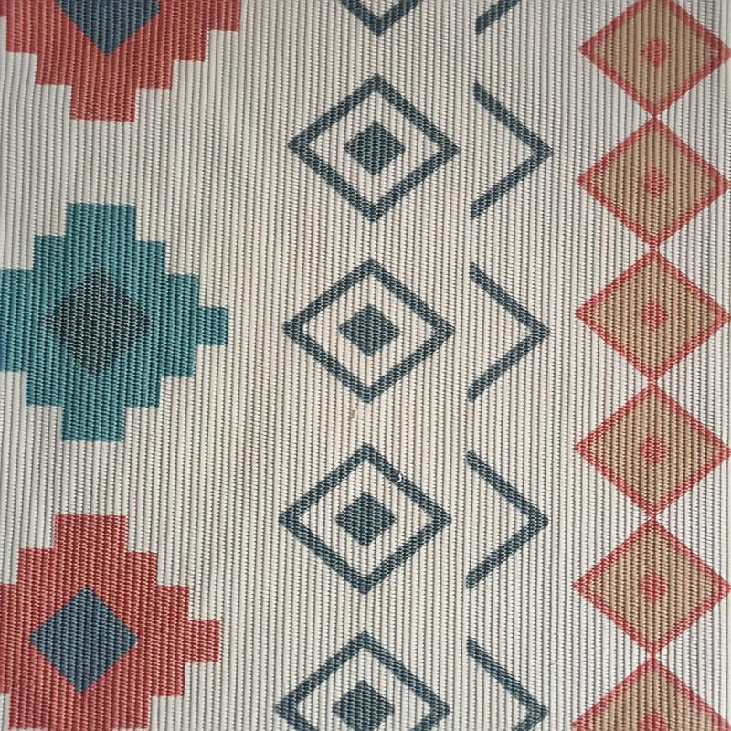 Boho Geometric Tassels Area Rug Fringe With Non Slip Mat