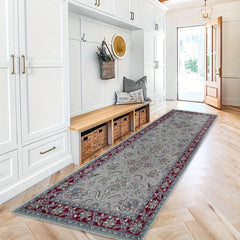 Boho Persian 2'X10' Runner Rug Vintage Floral Laundry Room Oriental