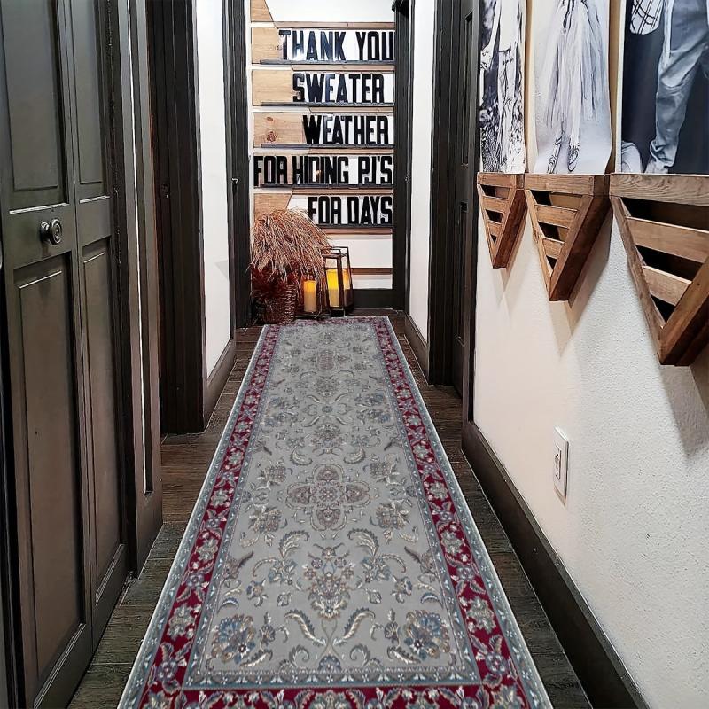 Boho Persian 2'X10' Runner Rug Vintage Floral Laundry Room Oriental