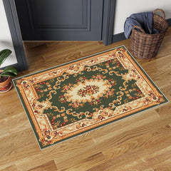 Retro Decorative Door Mat Anti-Slip Rubber Back Dustproof Entrance