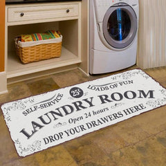 Non Slip Laundry Room Mat Entrance Doormat Self Service Bath Mat Carpet