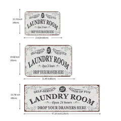 Non Slip Laundry Room Mat Entrance Doormat Self Service Bath Mat Carpet