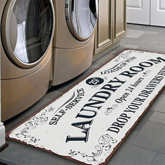 Non Slip Laundry Room Mat Entrance Doormat Self Service Bath Mat Carpet