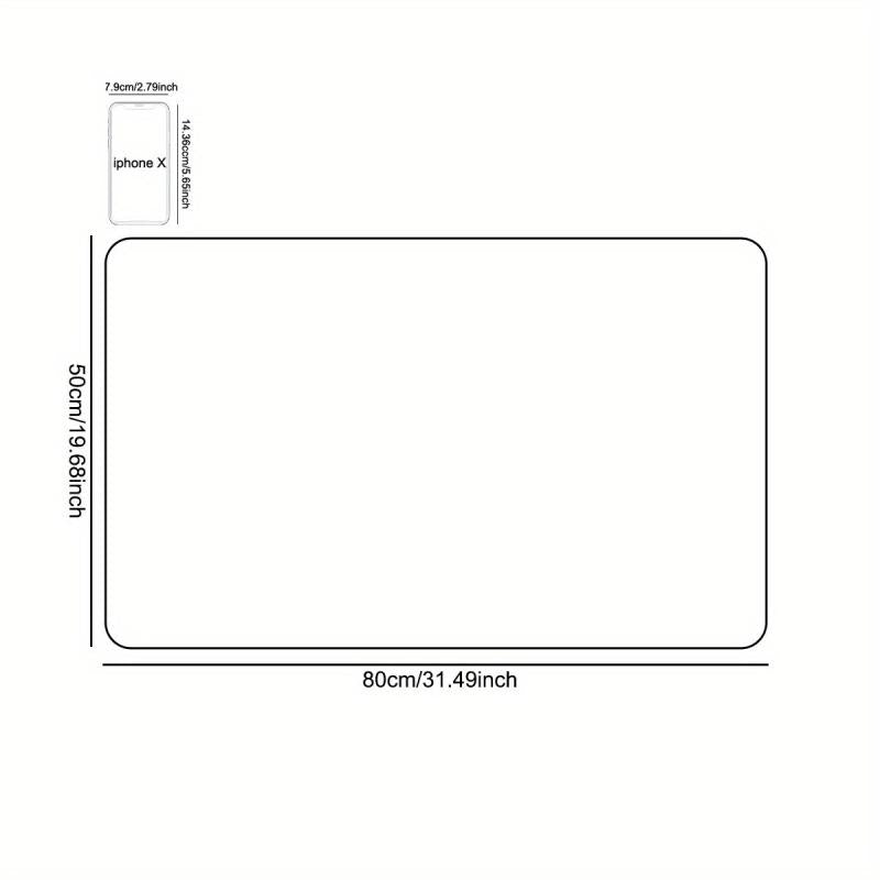 Non-slip Crystal Fleece Rug: Stain-proof Carpet Floor Mat