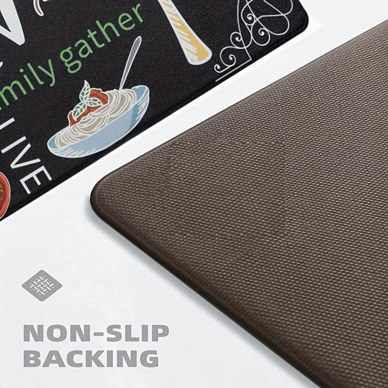 Soft & Thick Kitchen Floor Mat Non Slip Waterproof Machine Washable