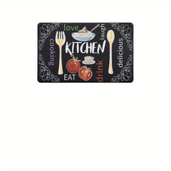 Soft & Thick Kitchen Floor Mat Non Slip Waterproof Machine Washable
