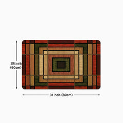 Vintage Anti-Fatigue Kitchen Mat Polyester Carpet