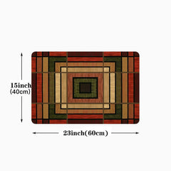 Vintage Anti-Fatigue Kitchen Mat Polyester Carpet