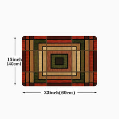 Vintage Anti-Fatigue Kitchen Mat Polyester Carpet