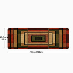 Vintage Anti-Fatigue Kitchen Mat Polyester Carpet