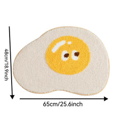 Funny Plush Shaggy Bath Rug Mat Absorbent Non Slip Machine Wash Dry Carpet