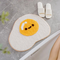 Funny Plush Shaggy Bath Rug Mat Absorbent Non Slip Machine Wash Dry Carpet