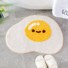Funny Plush Shaggy Bath Rug Mat Absorbent Non Slip Machine Wash Dry Carpet