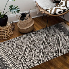 Bohemian Cotton & Linen Tassel Floor Mat - Room Decor