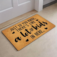 Dirt Resistant Welcome Doormat Anti-slip Indoor/Outdoor Mat