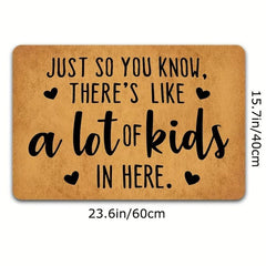 Dirt Resistant Welcome Doormat Anti-slip Indoor/Outdoor Mat