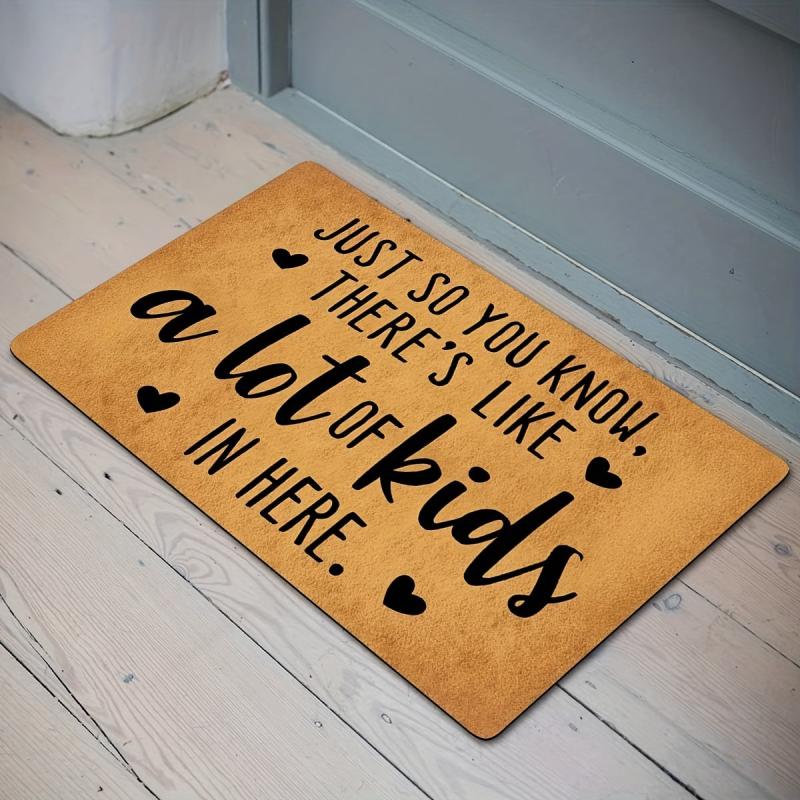 Dirt Resistant Welcome Doormat Anti-slip Indoor/Outdoor Mat