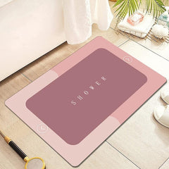 Anti Slip Diatom Mud Bathroom Mat Quick-Drying Floor Mat