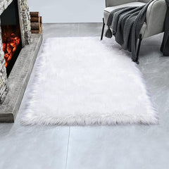 Faux Fur Rug Fluffy Floor Mat Bedroom Rug