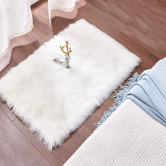 Faux Fur Rug Fluffy Floor Mat Bedroom Rug