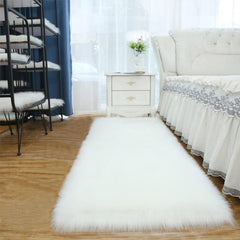 Faux Fur Rug Fluffy Floor Mat Bedroom Rug