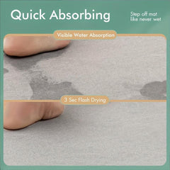 Quick Dry Non Slip Bath Rug Soft & Absorbent Shower Carpet