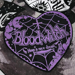 Gothic Witch Theme Rug Halloween Decorations