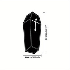 Thickened 950g Cross Coffin Plush Mat Light Living Room Carpet