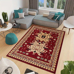 Large Vintage Tribal Area Rug Non-slip Waterproof Backing