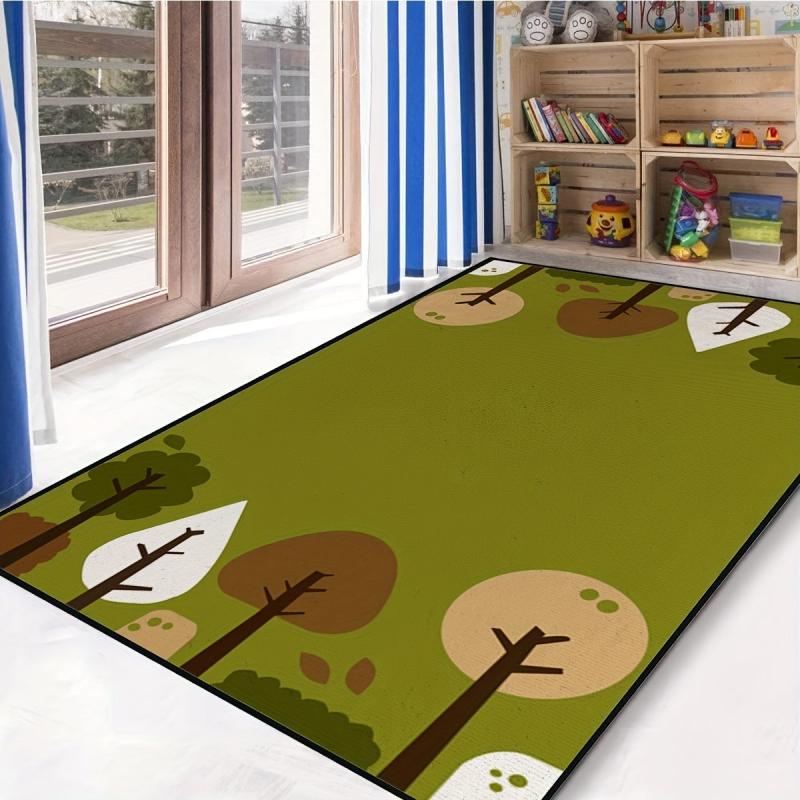 Children's Area Rug Anti-Slip TPR Base Kids Classroom Carpet
