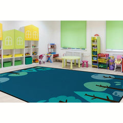 Children's Area Rug Anti-Slip TPR Base Kids Classroom Carpet