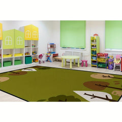 Children's Area Rug Anti-Slip TPR Base Kids Classroom Carpet