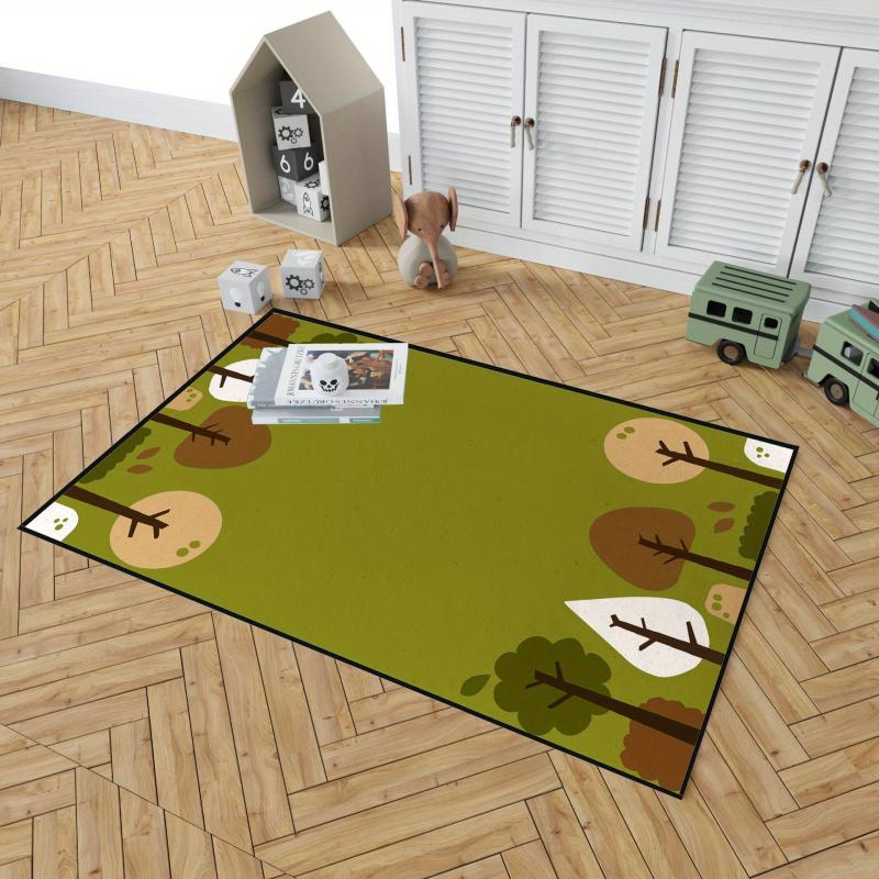 Children's Area Rug Anti-Slip TPR Base Kids Classroom Carpet