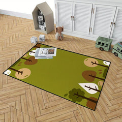 Children's Area Rug Anti-Slip TPR Base Kids Classroom Carpet
