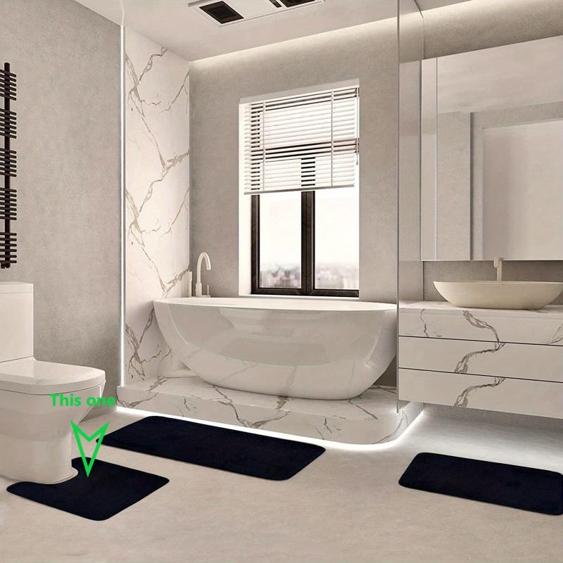 Memory Foam U-shaped Bathroom Rug