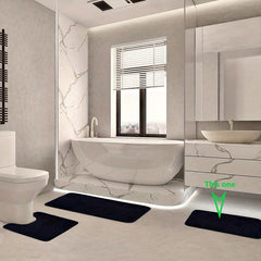 Memory Foam U-shaped Bathroom Rug