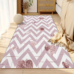Modern 2X6ft Girls Area Rug for Bedroom