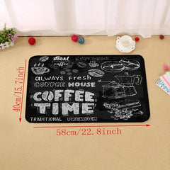 2pcs Modern Kitchen Floor Mat Halloween Decor