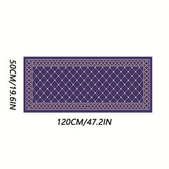 Geometric Non-slip Corridor Rug Soft Velvet Mat