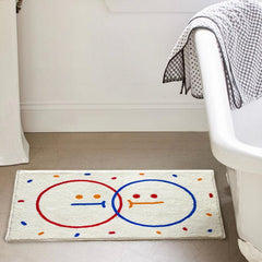 Cartoon Soft Area Rug Fluffy Cashmere Carpet Non-slip Bathroom Bedroom Carpet