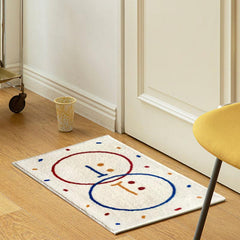 Cartoon Soft Area Rug Fluffy Cashmere Carpet Non-slip Bathroom Bedroom Carpet