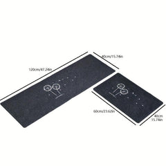 2pcs Non-slip Kitchen Floor Mats, Home Room Decor