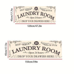 Farmhouse Non Slip Waterproof Laundry Floor Mat Kitchen Bathroom Entryway Rugs
