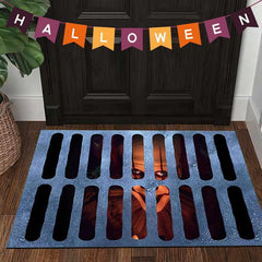 Halloween Clown 3D Illusion Door Mat - Horror Movie Area Rug
