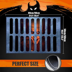 Halloween Clown 3D Illusion Door Mat - Horror Movie Area Rug