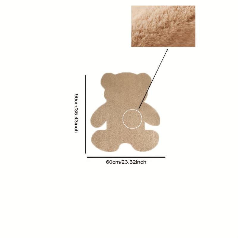 Bear Plush Rug for Bedroom Floor Sofa Living Room