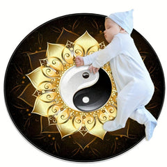 Non slip Round Area Rug Front Door Outdoor Indoor Entrance Mat