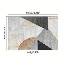 Modern Geometric Area Rugs Soft Nordic Anti Slip Washable Entrance Door Mat
