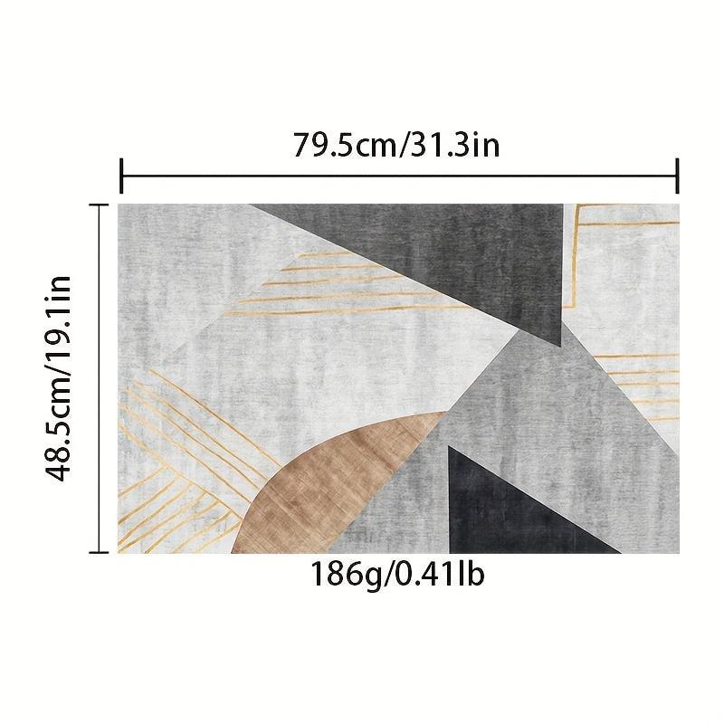 Modern Geometric Area Rugs Soft Nordic Anti Slip Washable Entrance Door Mat