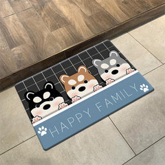 Diatom Mud Foot Mat Bath Mat Carpet Non Slip Bathroom Rug